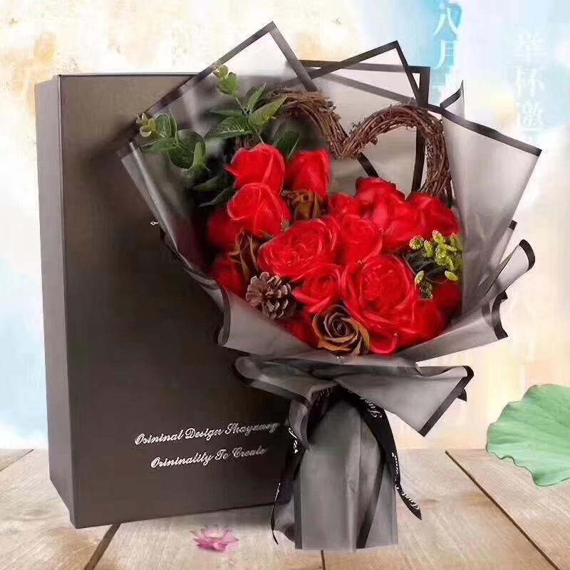 MYHC-05 Ring Heavy Color Monokrom Matte Flower Emballage Film