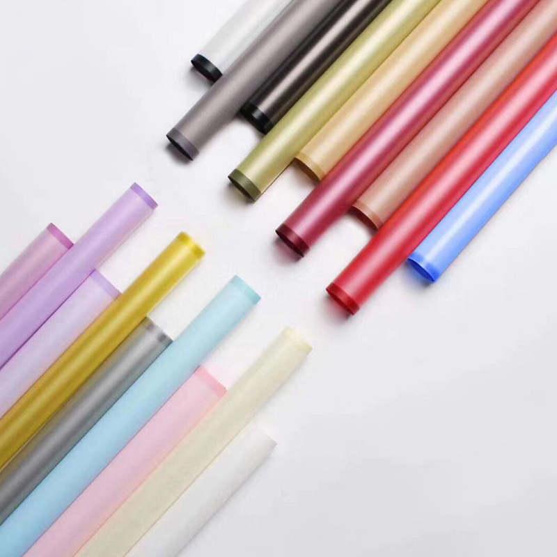 MYHC-05 Ring Heavy Color Monokrom Matte Flower Emballage Film