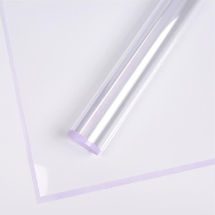 MYHC-15 Transparent monokrom kant plastik blomsterindpakningspapir