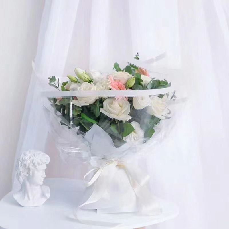 MYHC-16 Transparent kant OPP Plastic Flower Indpakningspapir