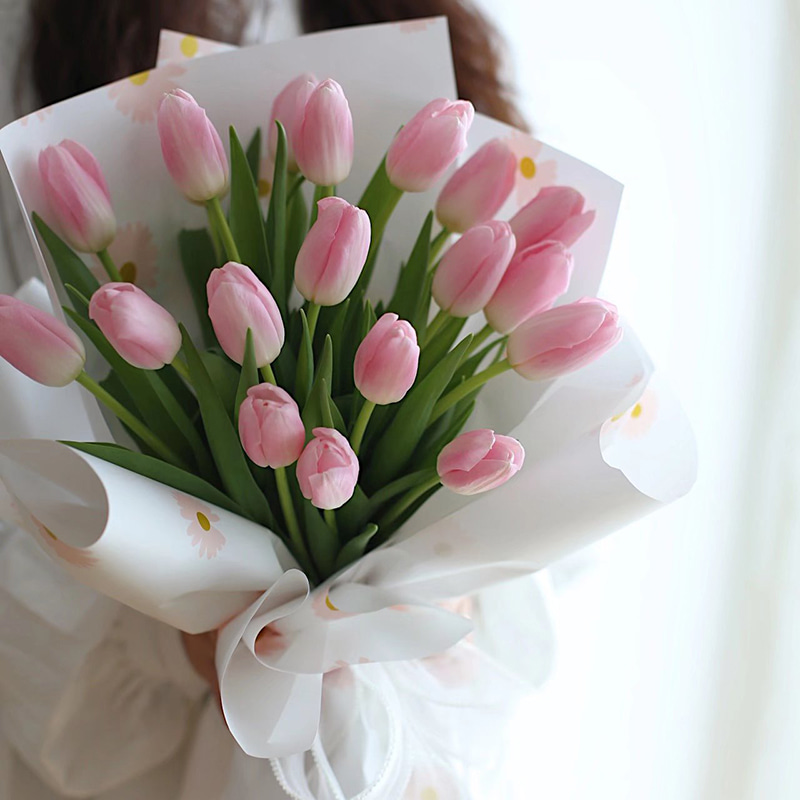 MYHC-18 Frisk Little Daisy Pearl Film Blomsterindpakningspapir