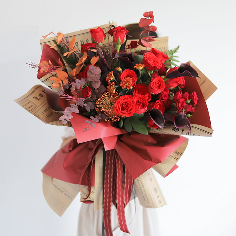 MYHC-23 enkeltsidet avisstil, dobbeltsidet og dobbeltfarvet kohudsblomstemballagefilm