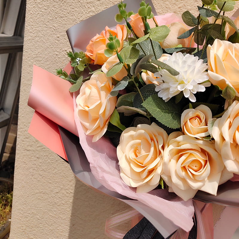 MYHC-32 Pearl dobbeltsidet tofarvet vandtæt blomsterindpakningspapir