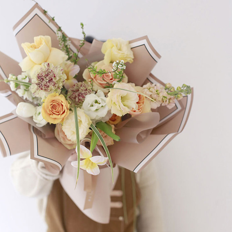 MYHC-39 Hukommelsesfotoramme 57×57cm (±2cm) Vandtæt blomsterindpakningspapir