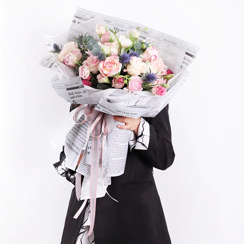 MYHC-52 Herb Golden Light Matt Film 57×57cm (±2cm) Plastic Flower Emballage Film