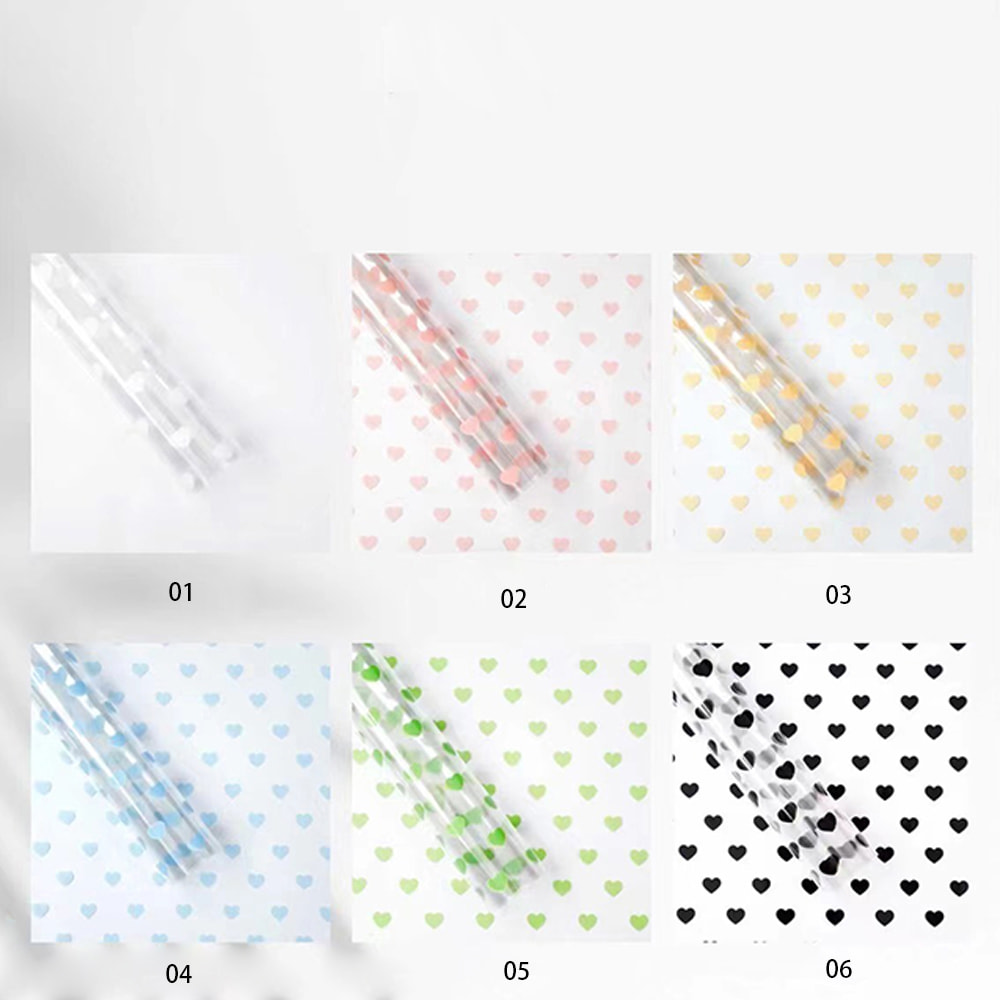 MYHC-62 Even Love Dekoration OPP Transparent Flower Indpakningspapir