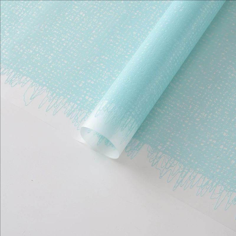 MYHC-67 Transparent bund monokrom vævet stof mønster plast blomster emballeringsfilm