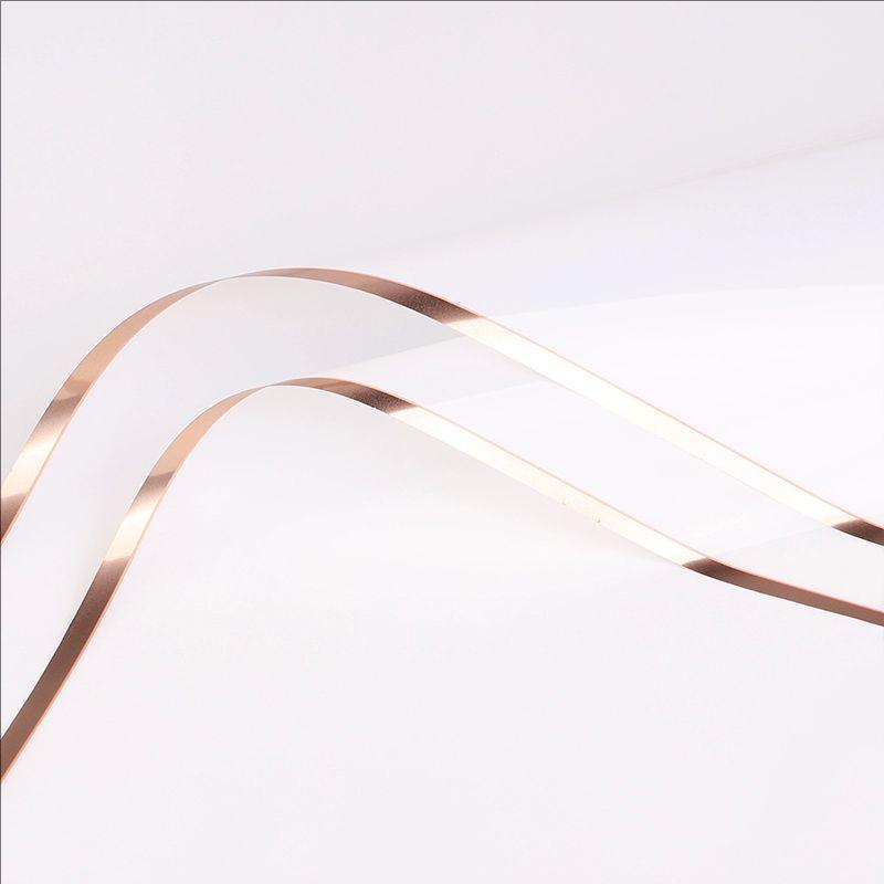 MYHC-72 Solid Color Gold Edge Water Light Film Transparent Flower Emballage Film