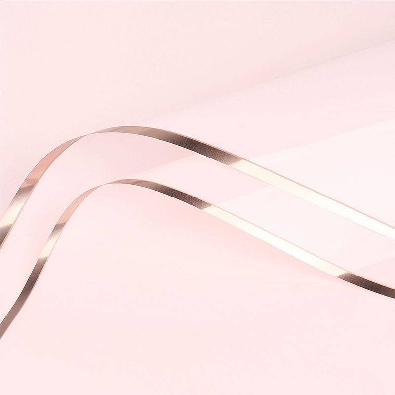 MYHC-72 Solid Color Gold Edge Water Light Film Transparent Flower Emballage Film