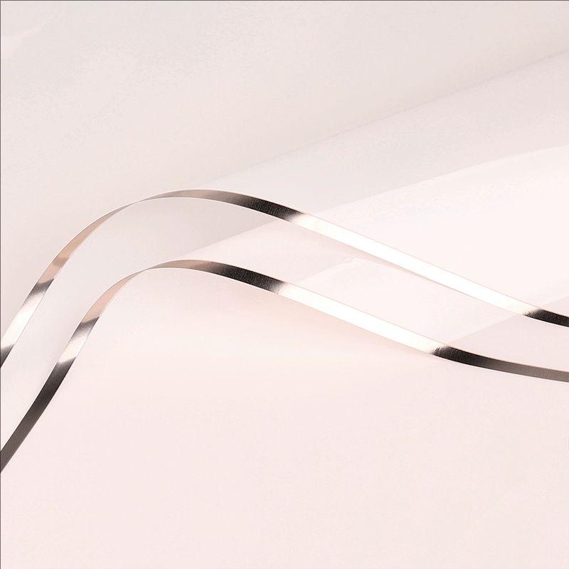 MYHC-72 Solid Color Gold Edge Water Light Film Transparent Flower Emballage Film