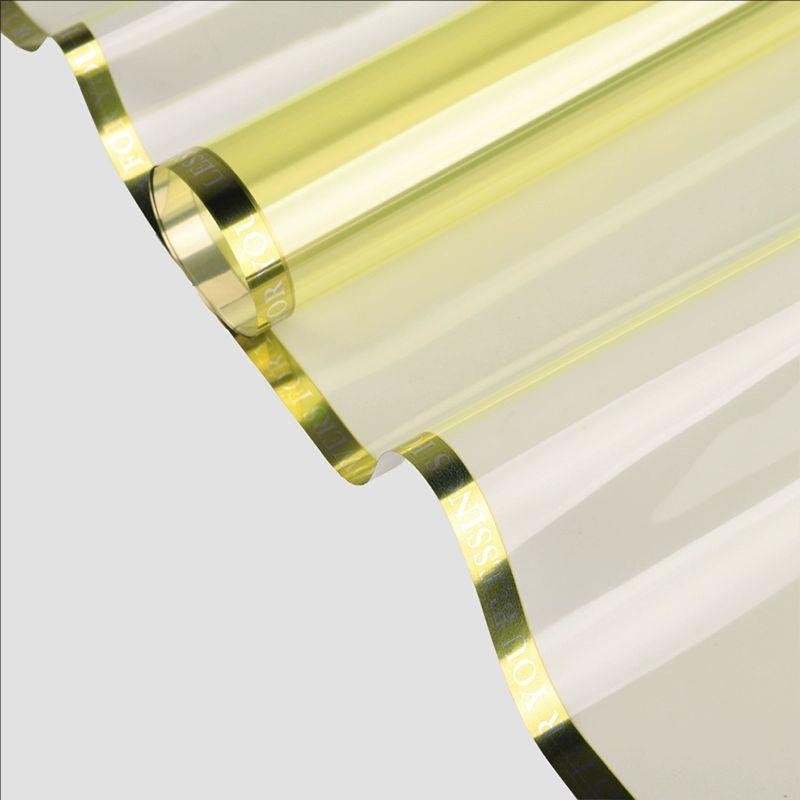MYHC-73 Lace Glitter Film Opp Transparent Flower Emballage Film
