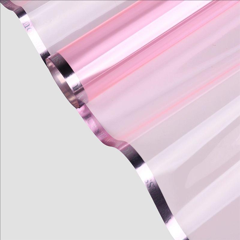 MYHC-73 Lace Glitter Film Opp Transparent Flower Emballage Film