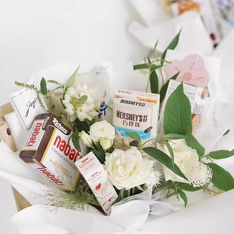 Mat ensfarvet gennemsigtigt blomsterindpakningspapir