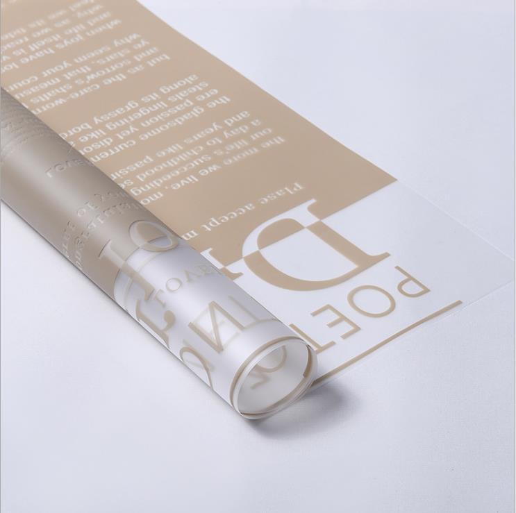 Frosted Jelly Flower Wrap Film
