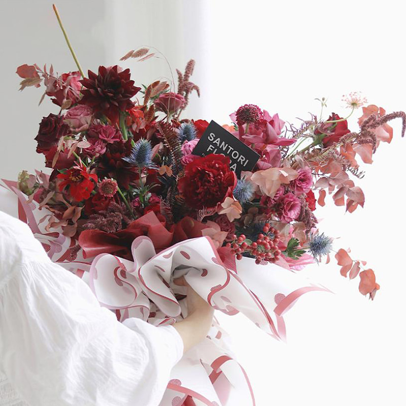 Hansu Matte Diy Flower Indpakningspapir
