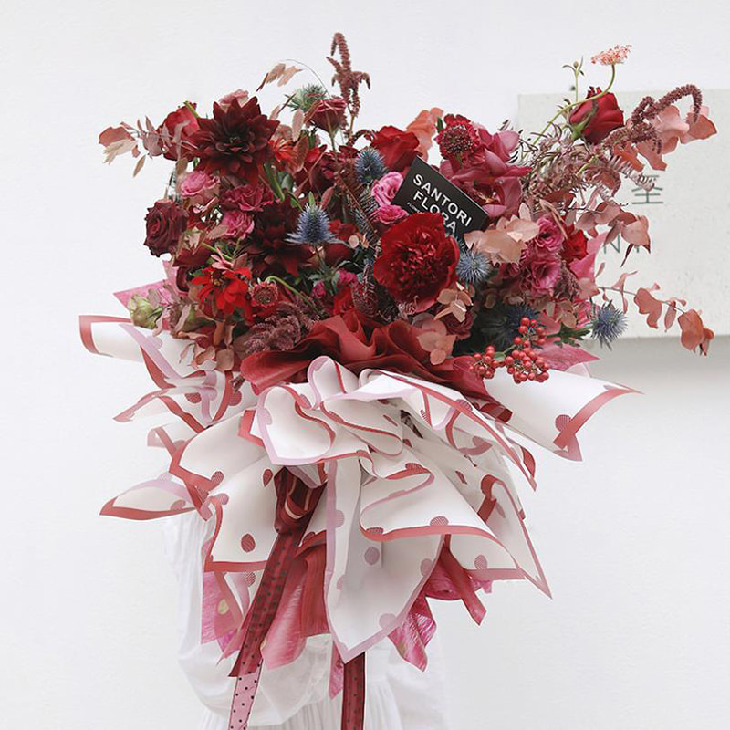 Hansu Matte Diy Flower Indpakningspapir