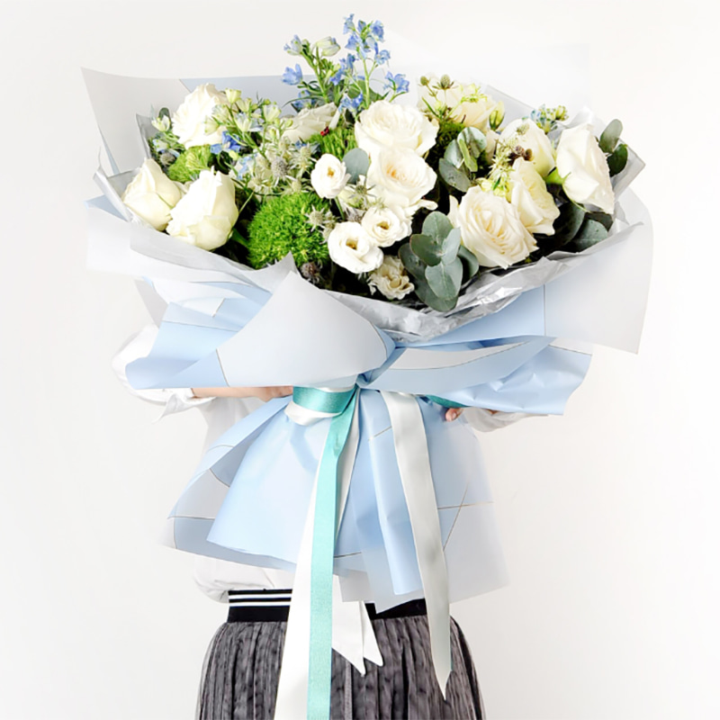 Vandtæt buket blomsterindpakning Nossa papir med magnetisk linje