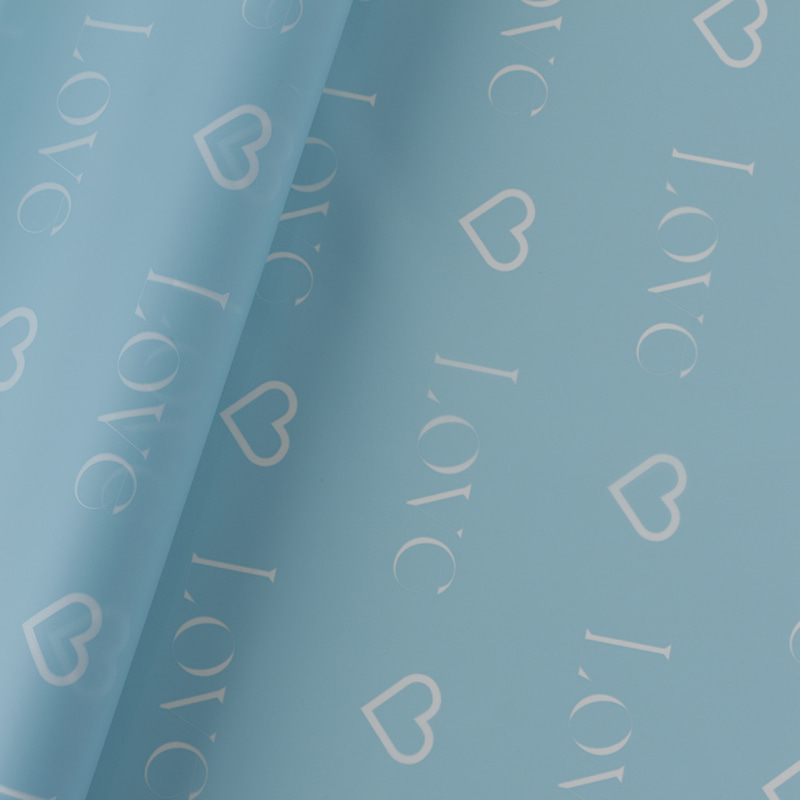 Kærlighedsbreve Print Design Blomsterindpakning Nossa-papir med vandtæt belægning Farverig
