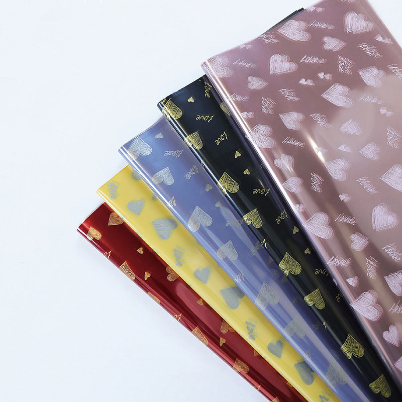 Love Print Design Blomsteremballage Papir Vandtæt fortykket enkeltsidebelagt