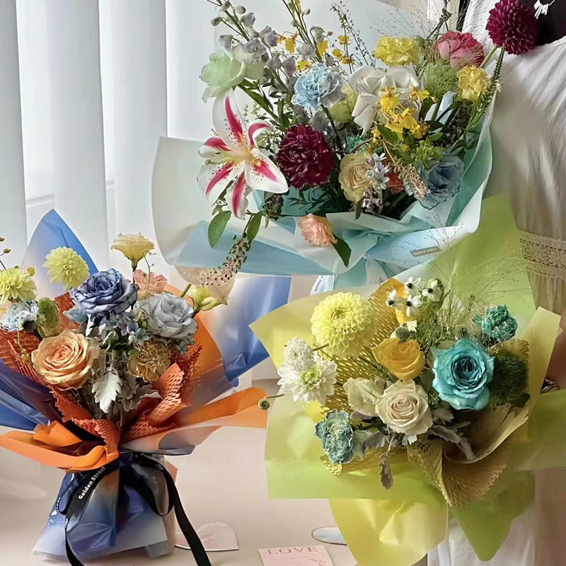 4,5 Mil OPP Flower Indpakningspapir