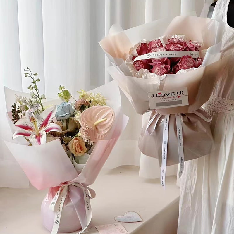 4,5 Mil OPP Flower Indpakningspapir