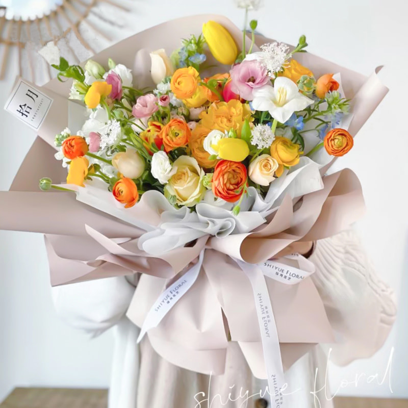 7,5 Mil Tykkelse Plast Blomster Indpakningsfilm