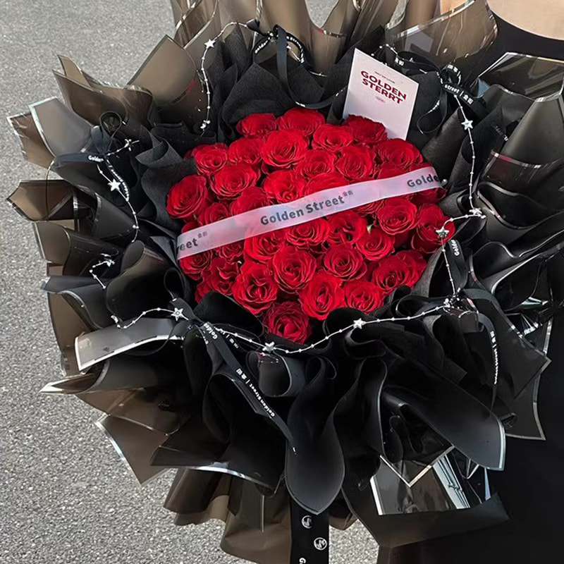 Sølvion vandblank film blomsterindpakningspapir