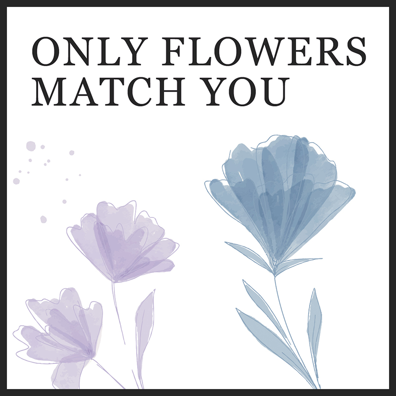 Engelsk trykt blomsterindpakningspapir