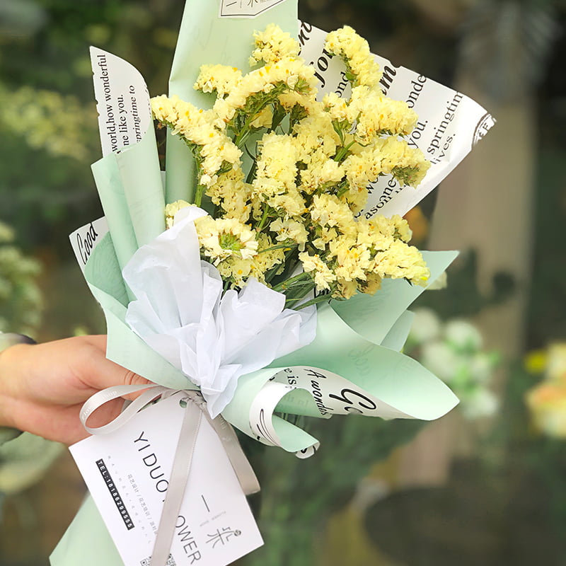 Vintage dobbeltsidet blomsterindpakningspapir