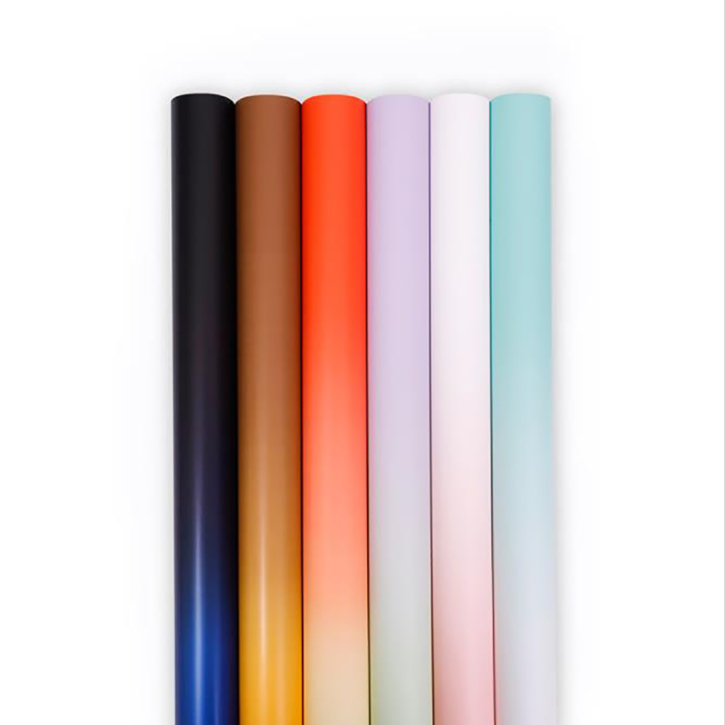 Premium Gradient Blomsterbuket Indpakningspapir